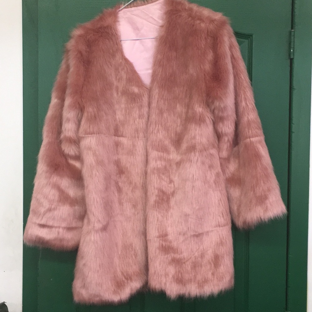 Stunning faux fur coat